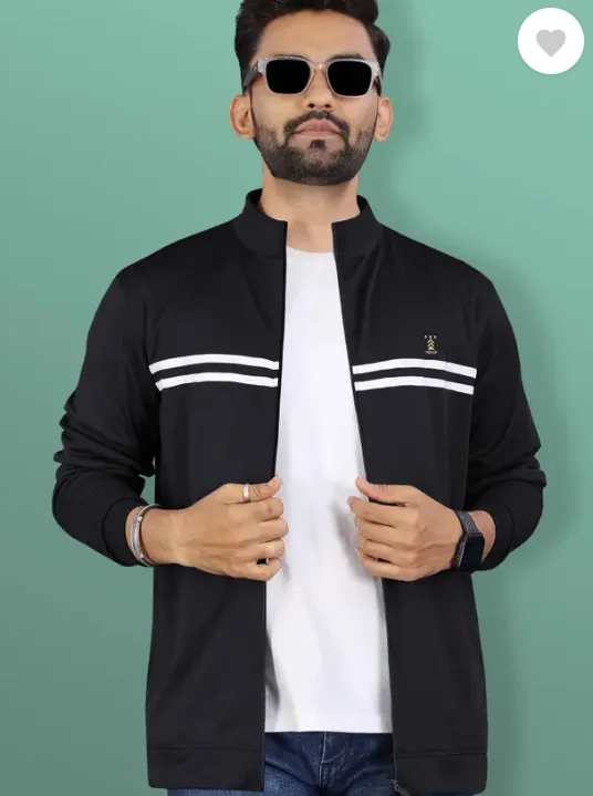 VeBNoR Men Striped Sports Jacket - Best Price ₹297 at Flipkart