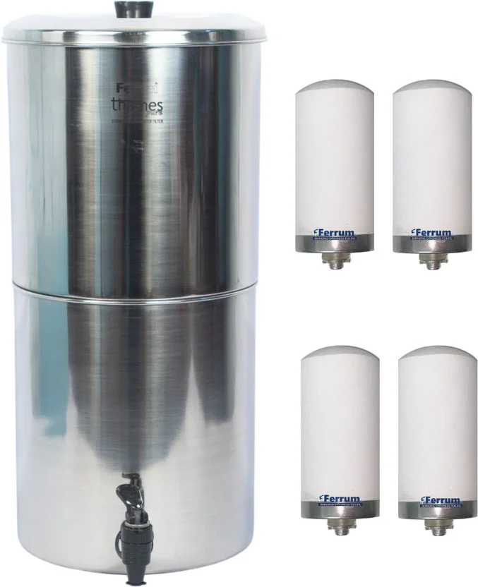 Ferrum ThamesPure 30Litres (15L + 15L) Stainless Steel ...