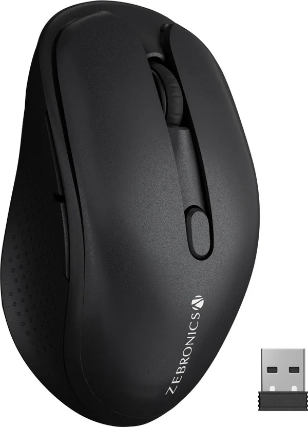 ZEBRONICS Zeb-Charm, Wireless Mouse, Mode Switch Button...
