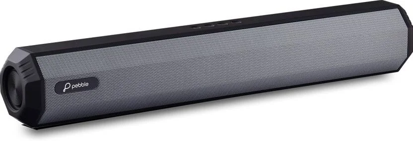 Pebble Edge Plus 10 W Bluetooth Soundbar  (Grey, Stereo Channel) - Best Price ₹699 at Flipkart