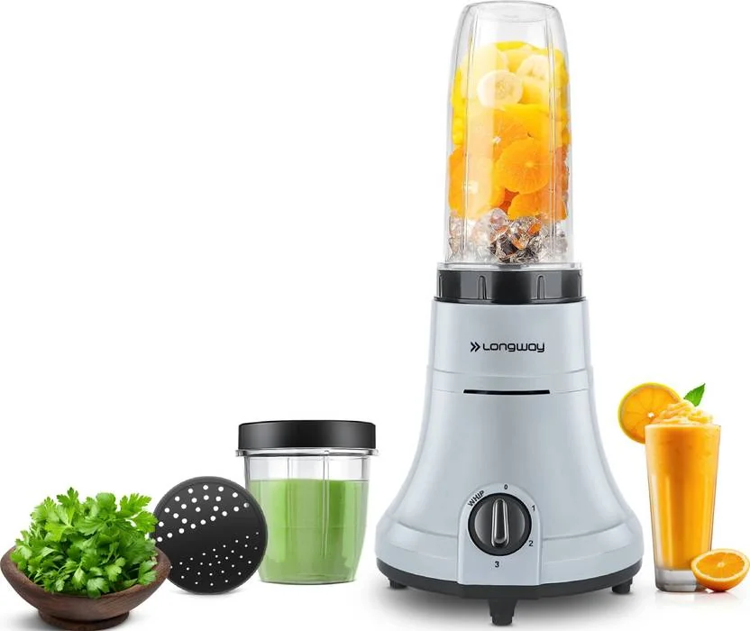 Longway Sage 500 W Juicer Mixer Grinder  (Sage | 2 Jars | Black, Grey) - Best Price ₹999 at Flipkart