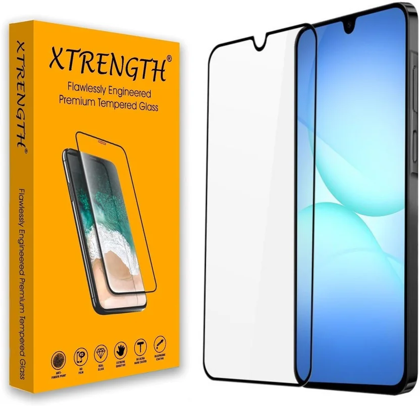 XTRENGTH Tempered Glass Guard for Redmi 15C 5G, Poco C8...