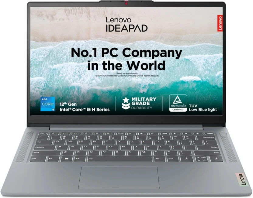 Lenovo IdeaPad Slim 3 Intel Core i5 12th Gen 12450H - (8 GB/512 GB SSD/Windows 11 Home) 14IAH8 Thin an...