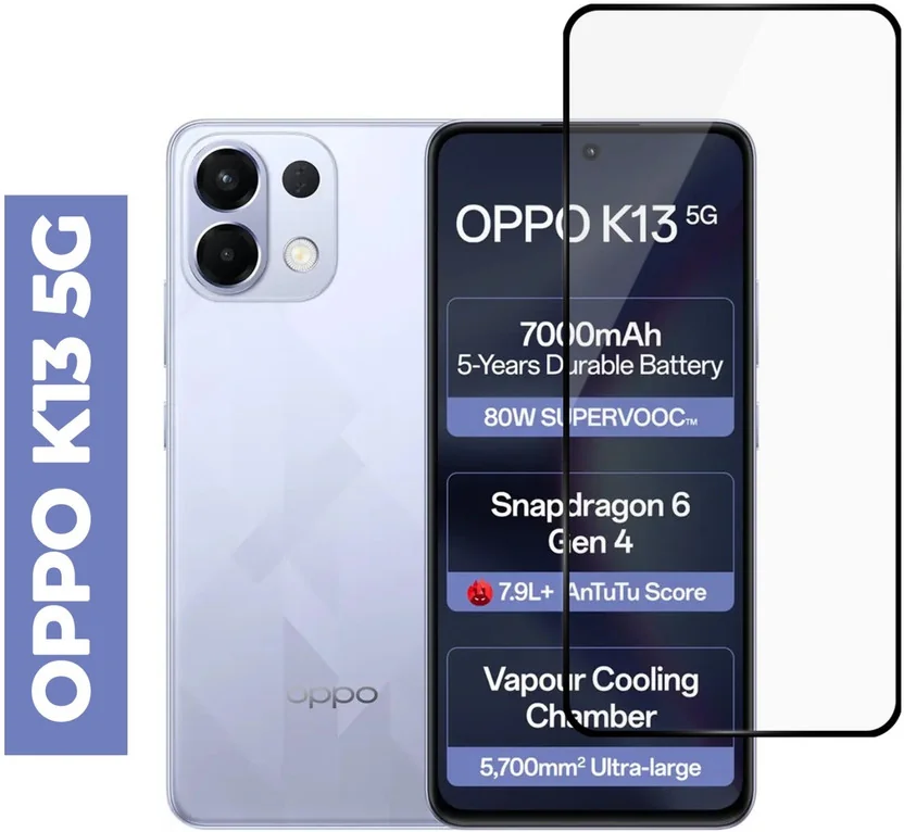 Gorilla Cases Edge To Edge Tempered Glass for OPPO K13 ...