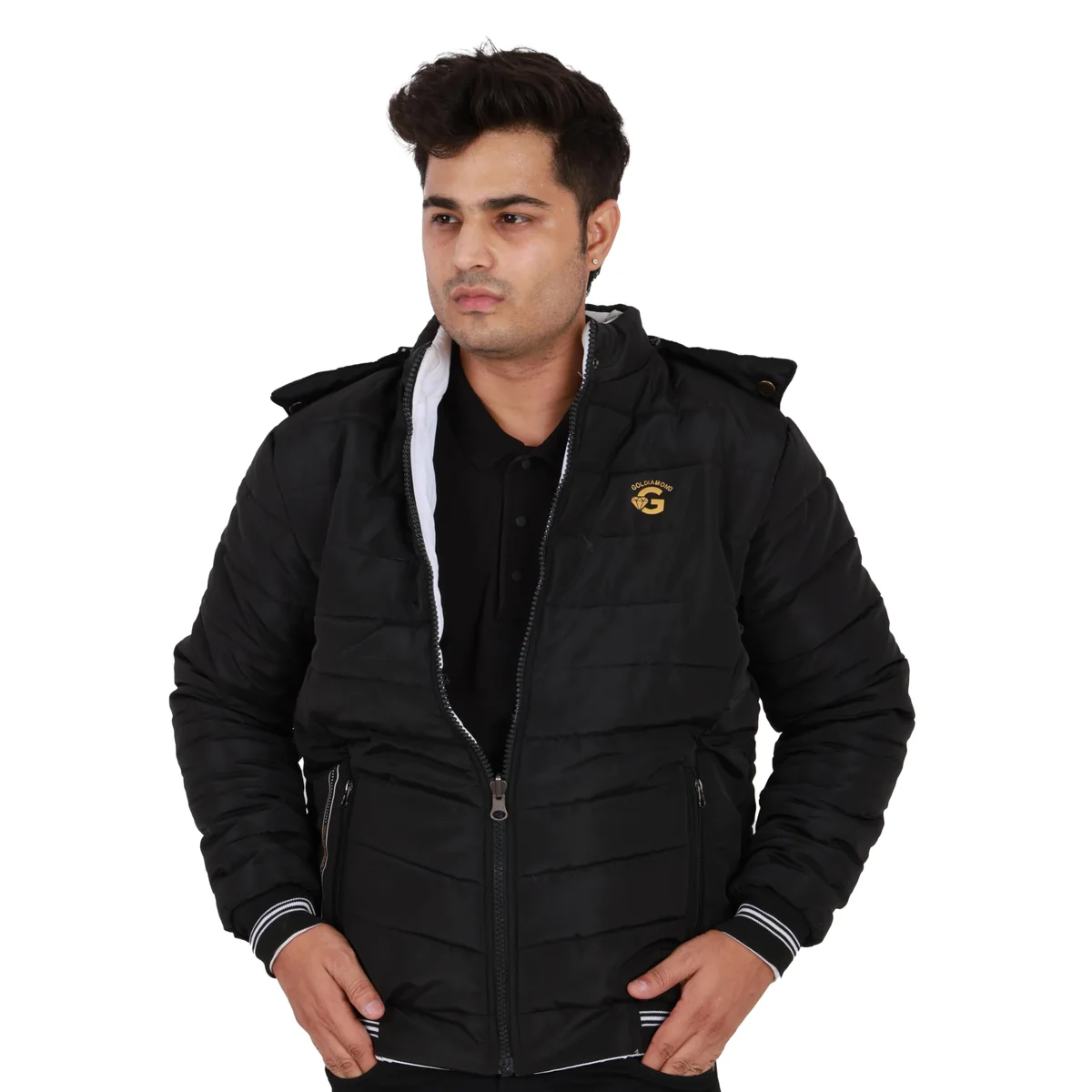 Export Quality Reversible Puffer Jacket in AD94 Material best for Winterwear/Hiking/Biking/Camping/Mountaineering/Racing/Climbing/Tracking(Control Temperature up to -2 Degree Celsius.)(-2°C)