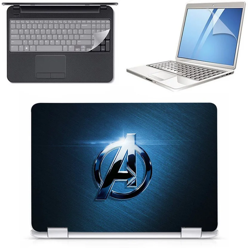 POINT ART 3in1 Combo Set Laptop Skin Decal, Key Guard, ...
