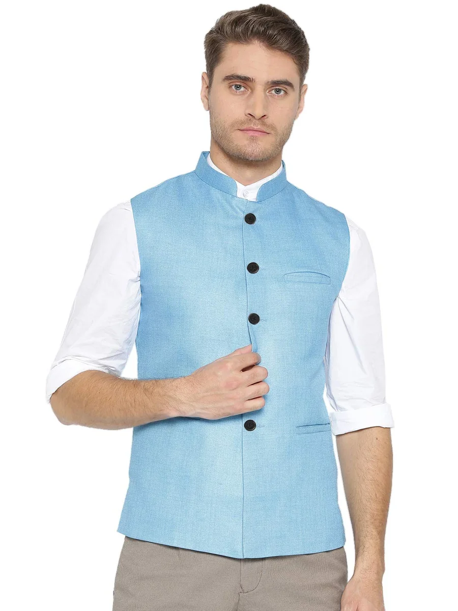 Men's Export-Quality Indian Traditional Nehru Jacket/Waistcoat