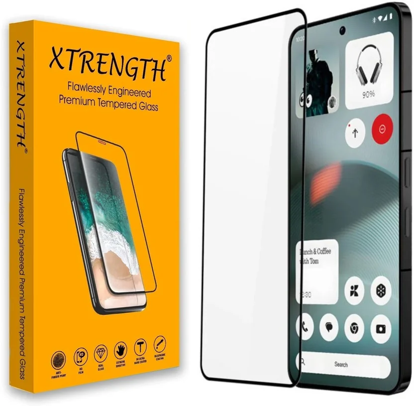 XTRENGTH Tempered Glass Guard for Nothing Phone (3a), N...