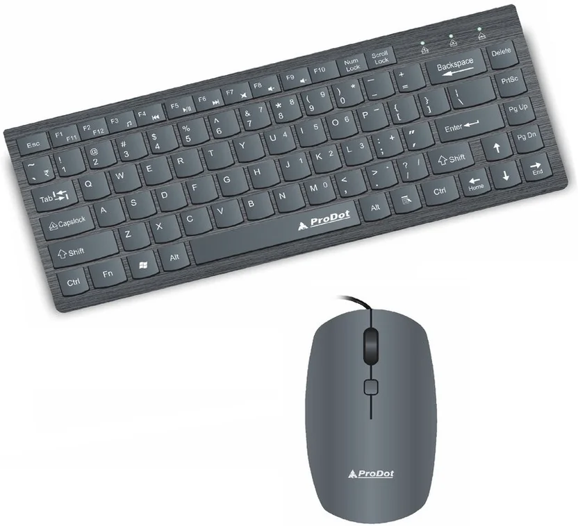 PRODOT Laptop Keypad Size 217m Mini Wired Keyboard and ...