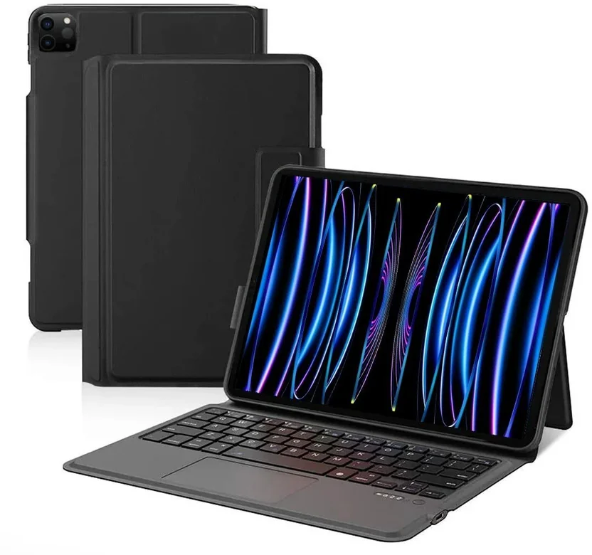 Proelite Wireless Bluetooth TouchPad Keyboard flip case...