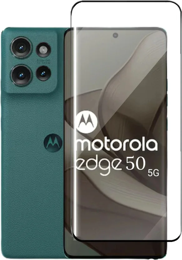 KWINE CASE Edge To Edge Tempered Glass for Motorola Edg...