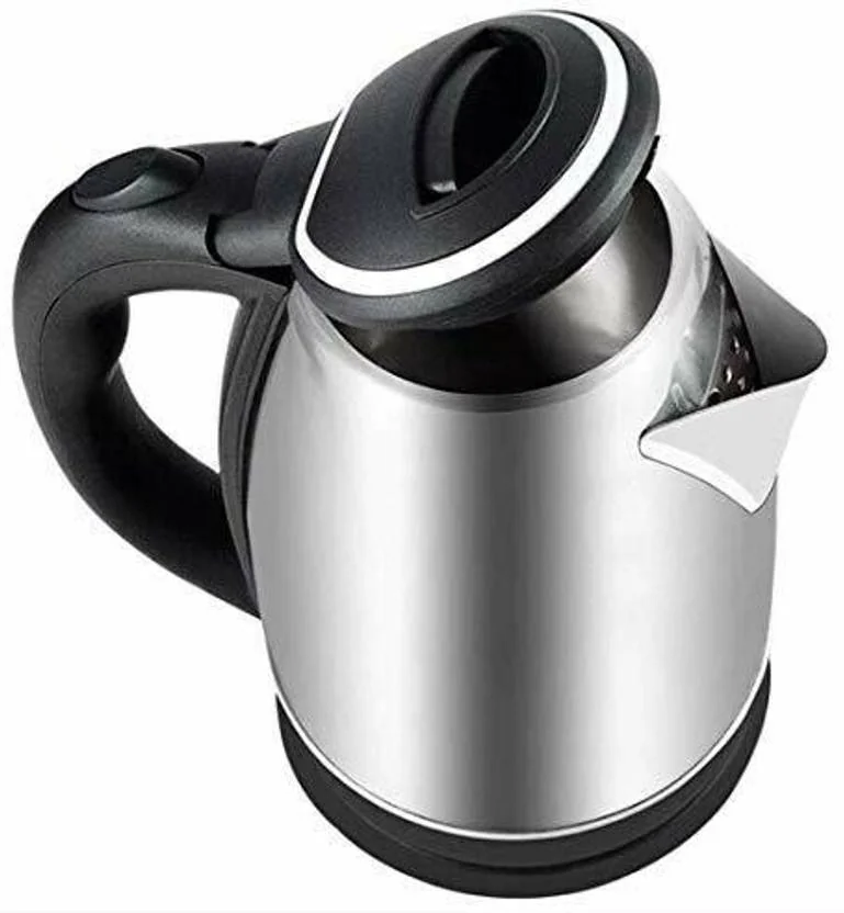 NIMYANK Stainless Steel Electric Design Hot Water, Tea, Rice and Cooking Foods Kettle 4 Cups Coffee Maker  (Silver , Black)