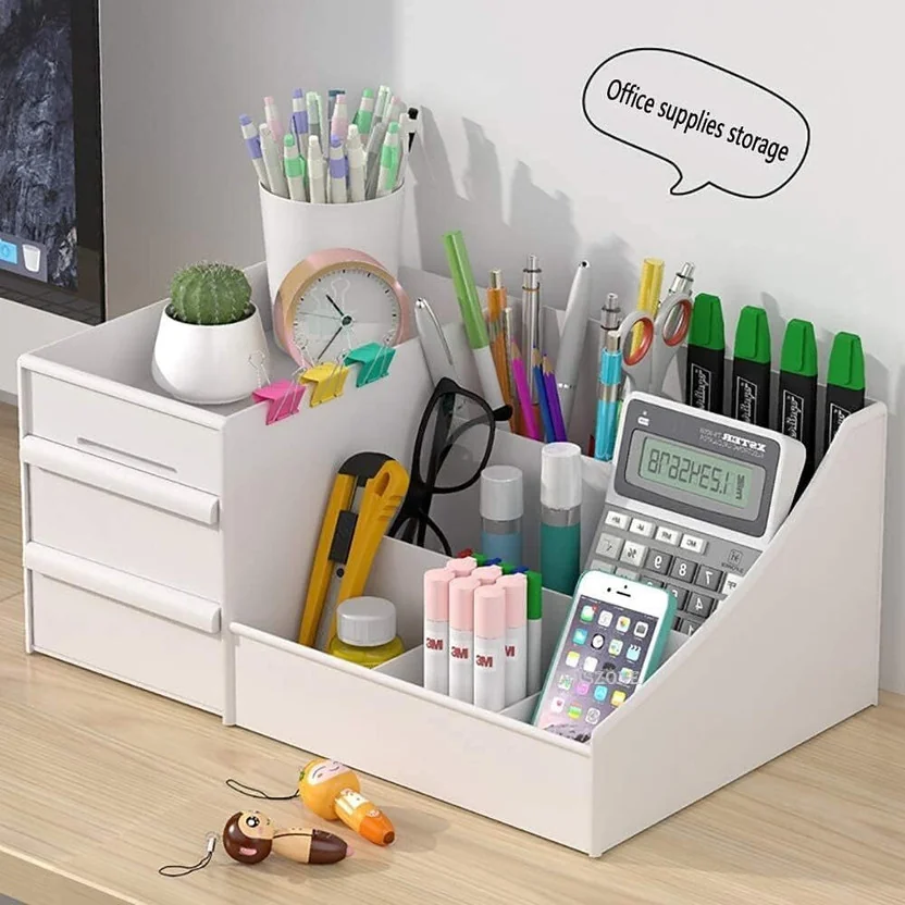 J K INTERNATIONAL 7 Compartments Plastic Countertop Sto...