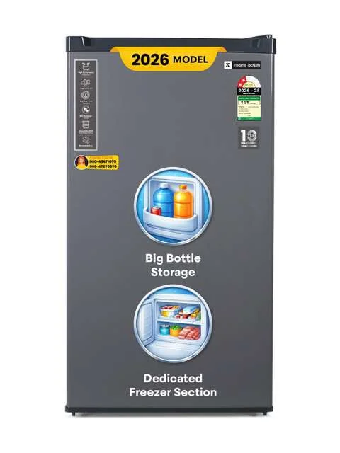 realme TechLife 84 L Direct Cool Single Door 2 Star Refrigerator ...more - Best Price ₹7990 at Flipkart