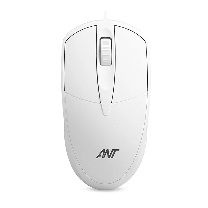 Ant Globe 10 Wired Optical Mouse with 1200 DPI, USB Connectivity, Lightweight Design, Durable 3 Buttons, Compatible with Windows/Mac/Linux White - Best Price ₹109 at Amazon