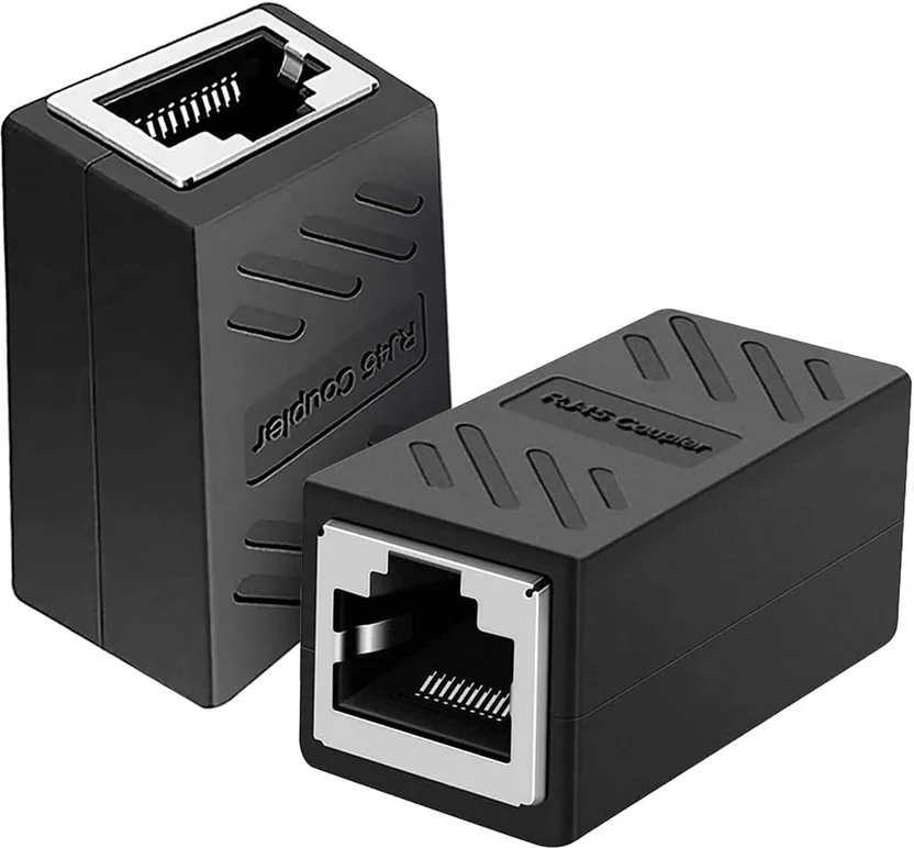 RuhZa rj45 connector Coupler Cat7/Cat6/Cat5e Ethernet N...