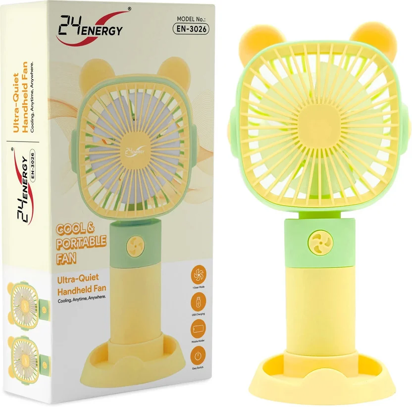 24 ENERGY BreezeLite Pocket-Sized Rechargeable USB Hand...