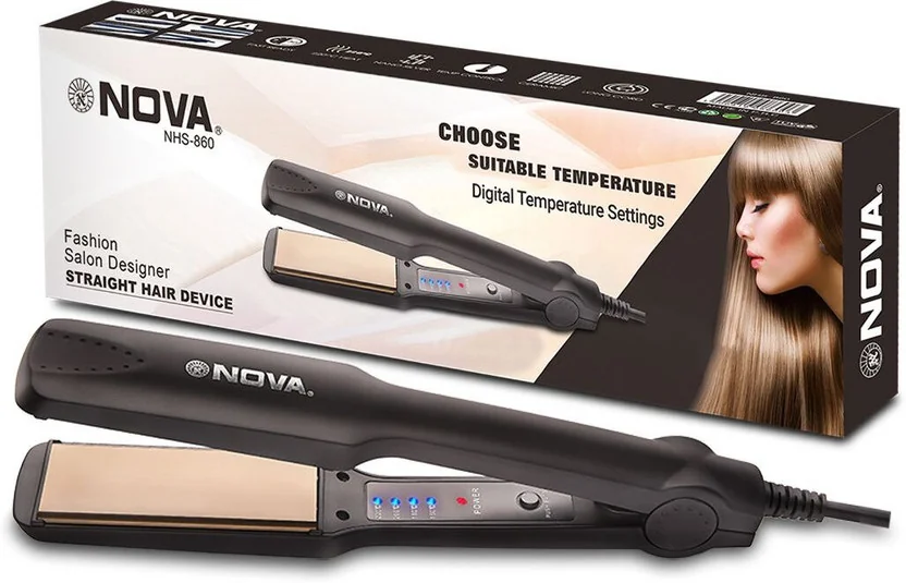 NOVA Temperature Control Professional NHS 860 Hair Stra...