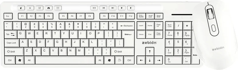 zebion G1600 Next and Mouse Combo, 1200 DPI Mouse,Silen...