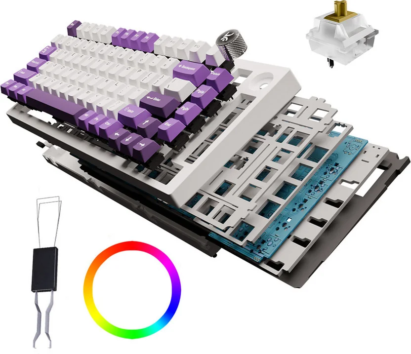 Kreo Swarm Wireless Mechanical Gaming Keyboard, 5-Pin H...