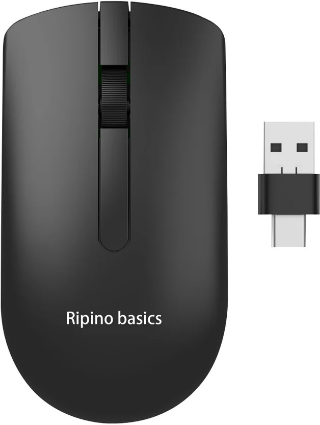 Ripino basics Wireless Mouse with 2.4GHz Wireless conne...