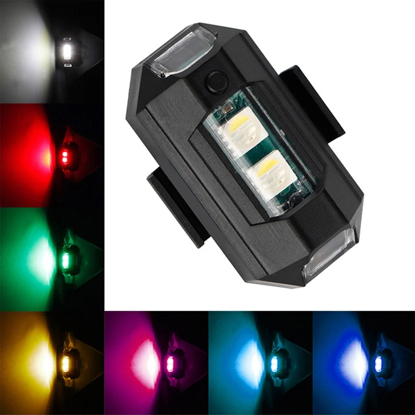 WRADER Aircraft Vehicle Light for Drone Helmets Bike Ca...