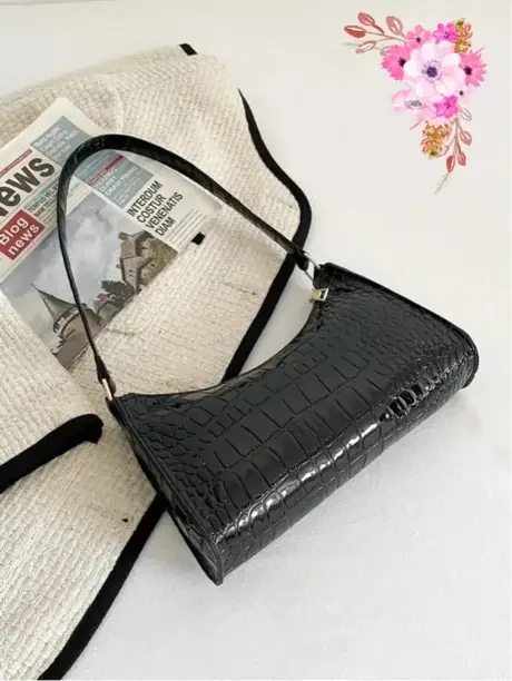 LSTYLE Women Black Shoulder Bag - Best Price ₹139 at Flipkart