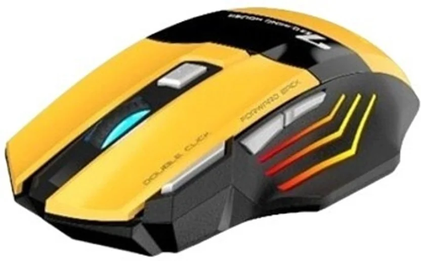 ENTWINO WIRELSS X7-YELLOW GAMING MOUSE Wireless Right H...