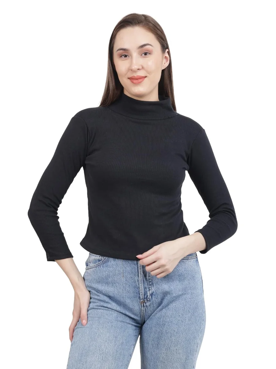 YOUTH ROBE - Premium Brand Women Winter Wear Cotton High Neck Full Sleeves Woolen Sweater - Best Price ₹449 at Amazon