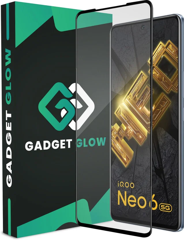 Gadget Glow Edge To Edge Tempered Glass for iQOO Neo 6 ...