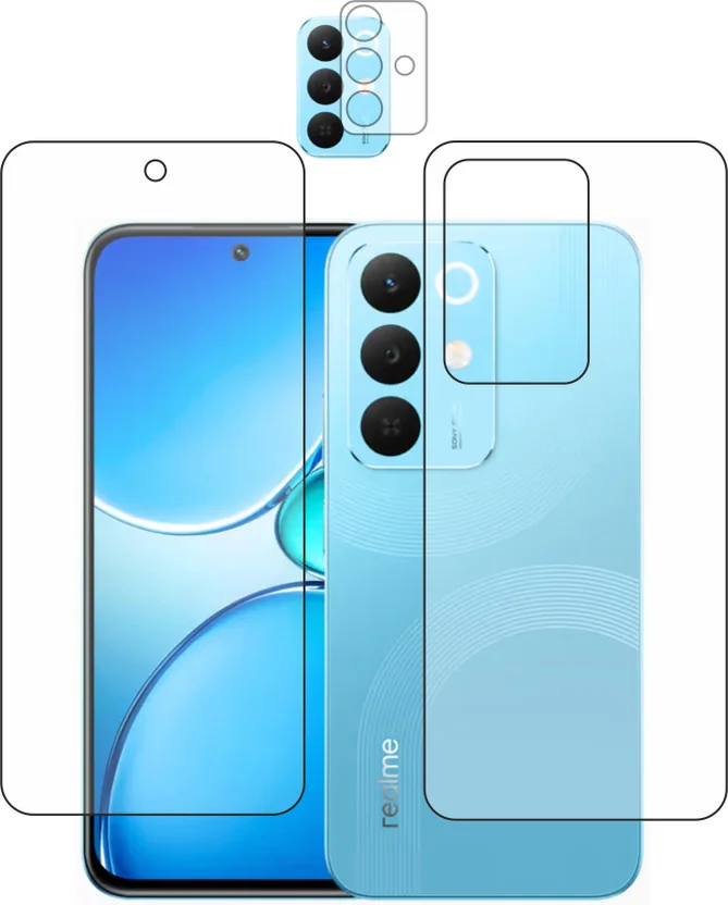 DORADO SHIELD Front and Back Tempered Glass for realme ...