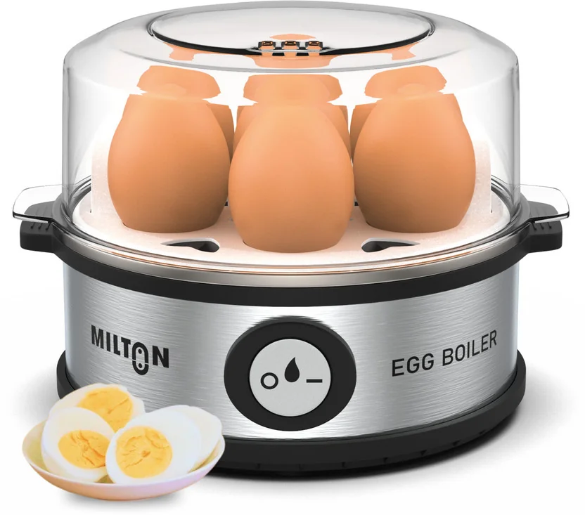 MILTON Smart Instant Electric Egg Boiler | Automatic Cu...