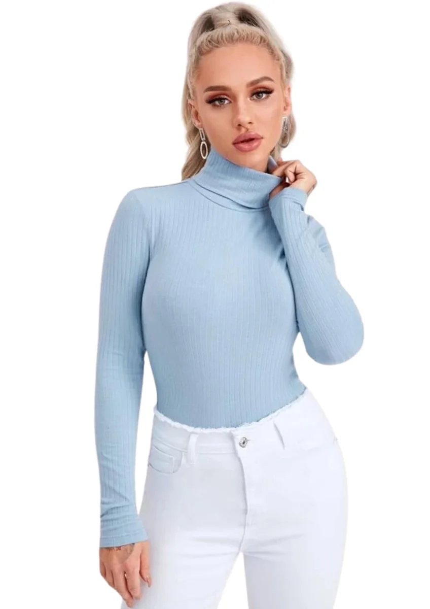 Tandul Women’s Sweater Blue Sweater with Unique Design Full Sleeve Sweater Winter Warm Sweater, Boost Your Style with Casual Sweater for Women & Girls Medium Size Gifts for Women - Best Price ₹399 at Amazon