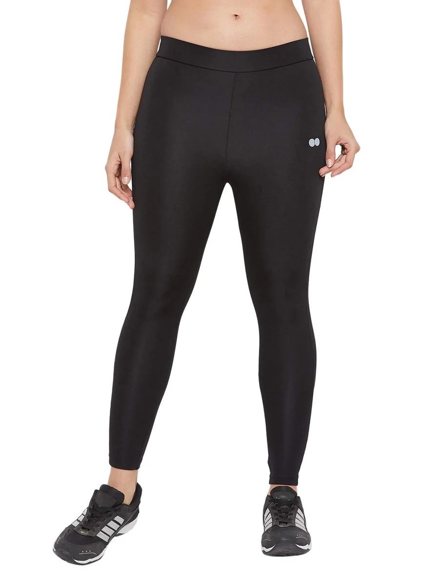 Women's Polyester Activewear Sports Ankle Length Tights