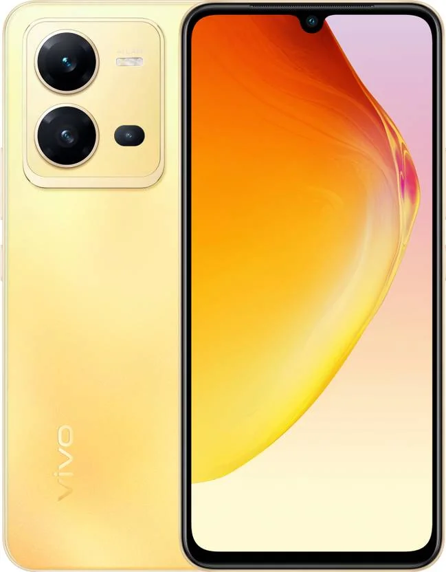 vivo V25 5G (Sunrise Gold, 128 GB)  (8 GB RAM) - Best Price ₹32999 at Flipkart