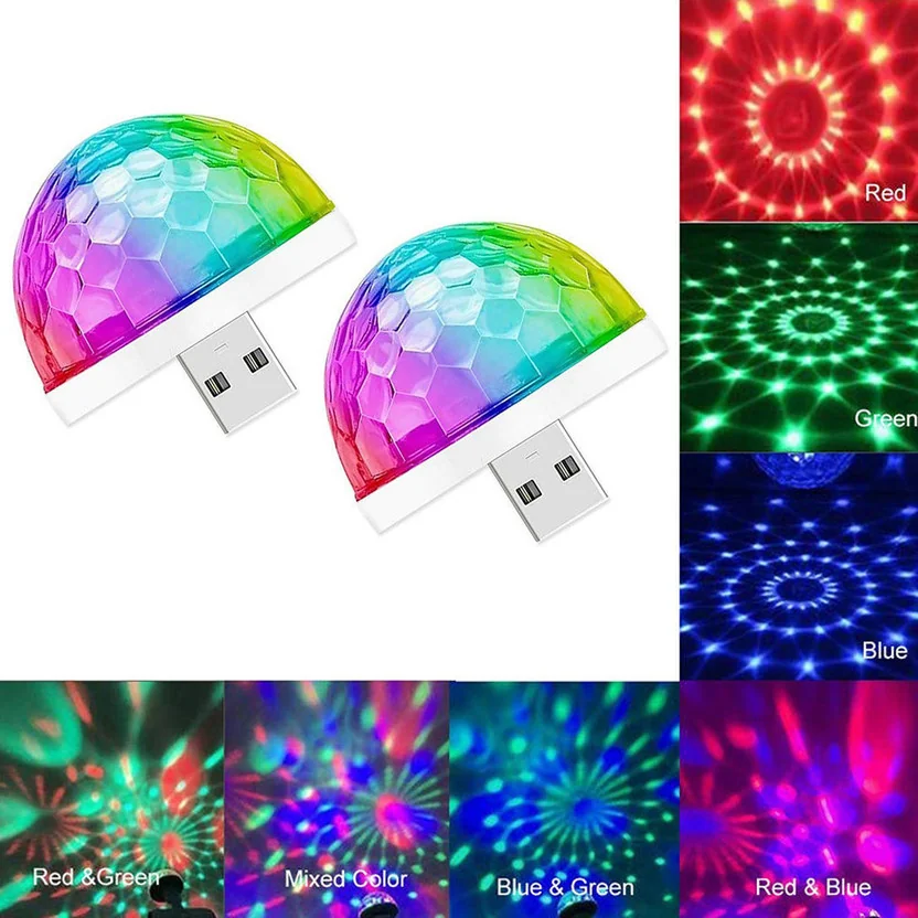 MOOZMOB Multicolor USB Operated Music Activated Sensor ...
