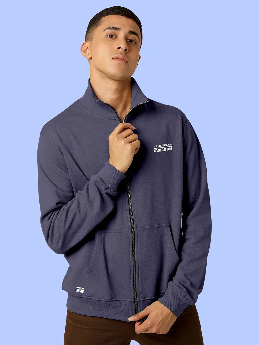 Buy FTX Men Stand Collar Casual Bomber Jacket With Brand Logo -  - Apparel for Men