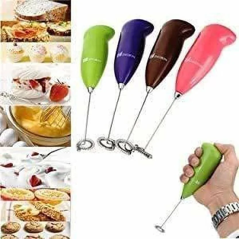 VACULACE Stainless Steel Mini Handheld Electric Stirrer for Drink, Coffee, Milk and Egg Beater (Multicolor) 5 Cups Coffee Maker  (Multicolor) - Best Price ₹182 at Flipkart