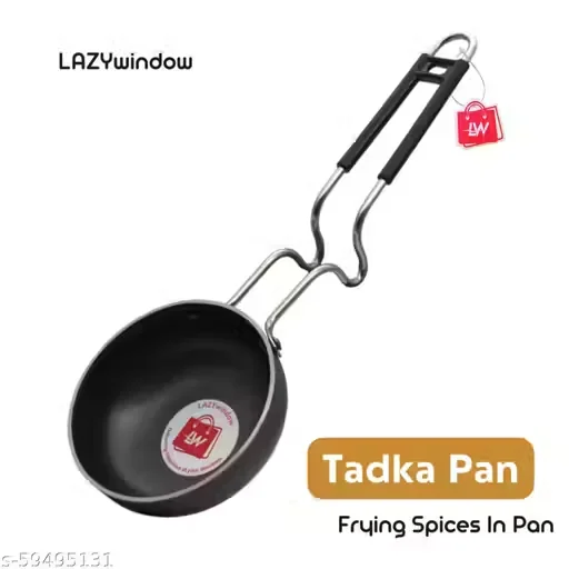 LAZYwindow Essential Iron Tadka Pan/Fry Pan with Steel Handle for Kitchen 12cm Diameter Pack Of 1 - Best Price ₹132 at Meesho
