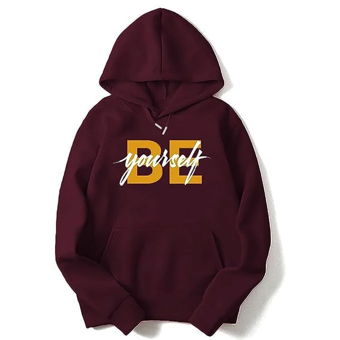 F GALLERY Men's Printed Hooded Jacket|Long Sleeves Fleece Jacket for Men (Pack of 1) - Best Price ₹445 at Amazon