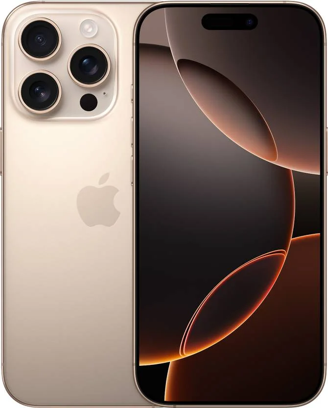 Apple iPhone 16 Pro (Desert Titanium, 128 GB) - Best Price ₹109900 at Flipkart