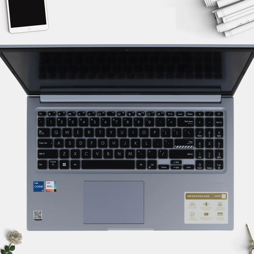 RAYA Silicone Keyboard Cover for ASUS Vivobook 15X OLED...