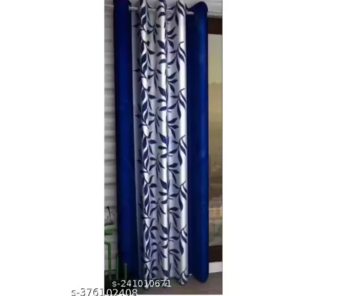 1 Piece Eyelet Polyester Door - 7ft Curtain