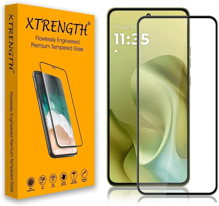XTRENGTH Edge To Edge Tempered Glass for Redmi Note 14 ...
