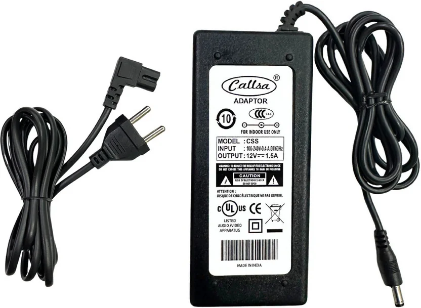 callsa 12V 1.5Amp Compatible for Yamaha Piano Adapter, ...