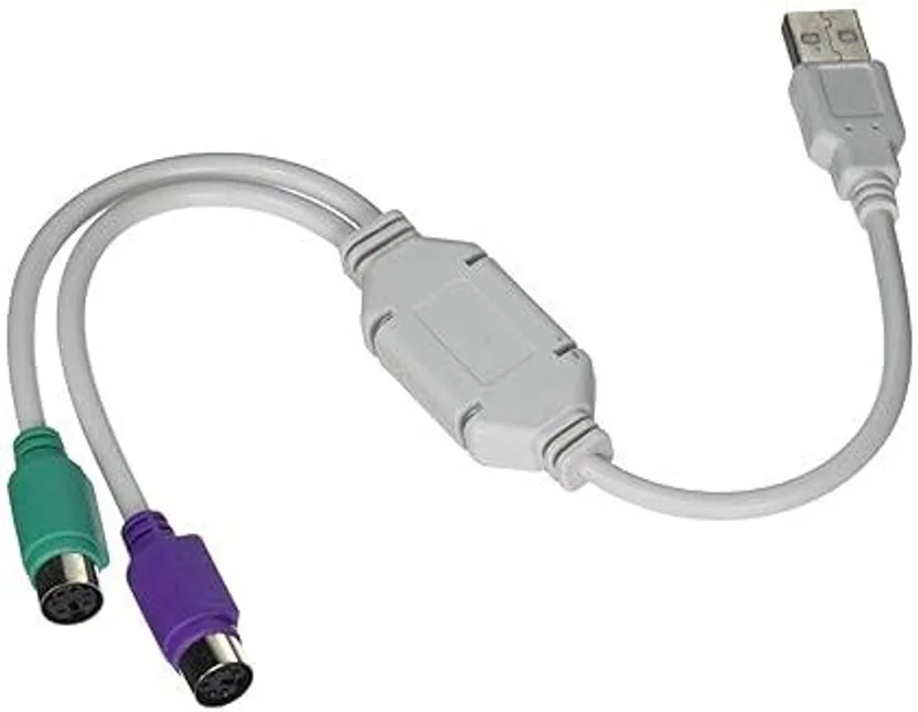 ALRITO PS2 Active Adapter USB Type A Male to PS 2 Femal...