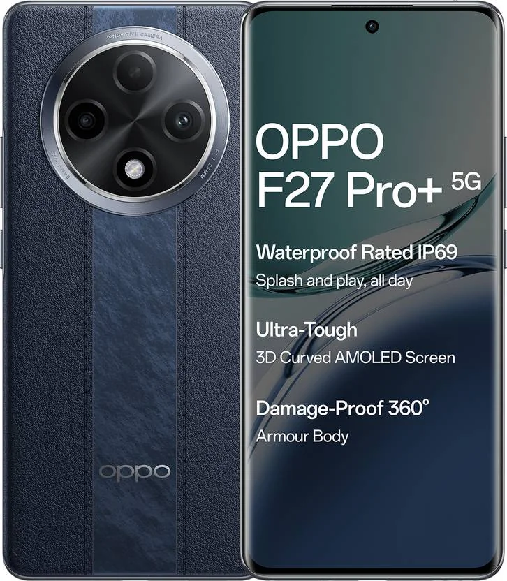OPPO F27 Pro+ (Midnight Navy, 128 GB)  (8 GB RAM) - Best Price ₹32999 at Flipkart