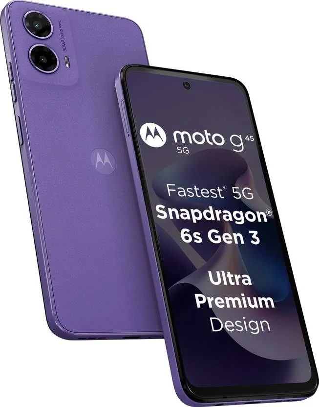 Motorola g45 5G (Pantone Dahlia Purple, 128 GB)  (8 GB RAM) - Best Price ₹11999 at Flipkart