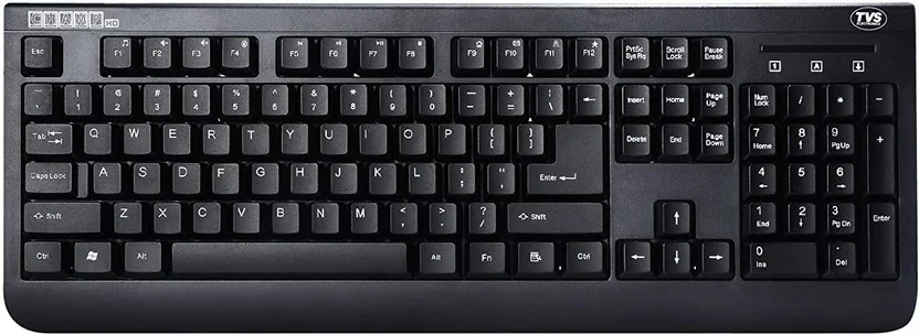 Tvs Electronics Champ Heavy Duty Keyboard, Rugged Body,...