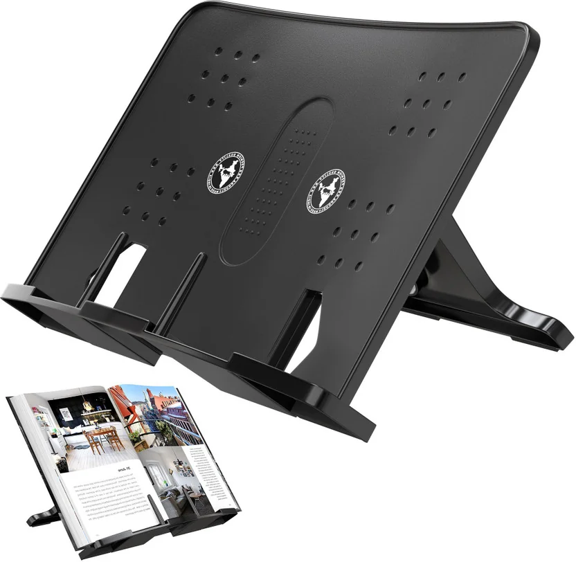 ELV DIRECT Book Stand, Portable Handsfree Reading,Book ...